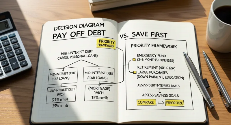 Should You Pay Off Debt or Save First? The Definitive Answer
