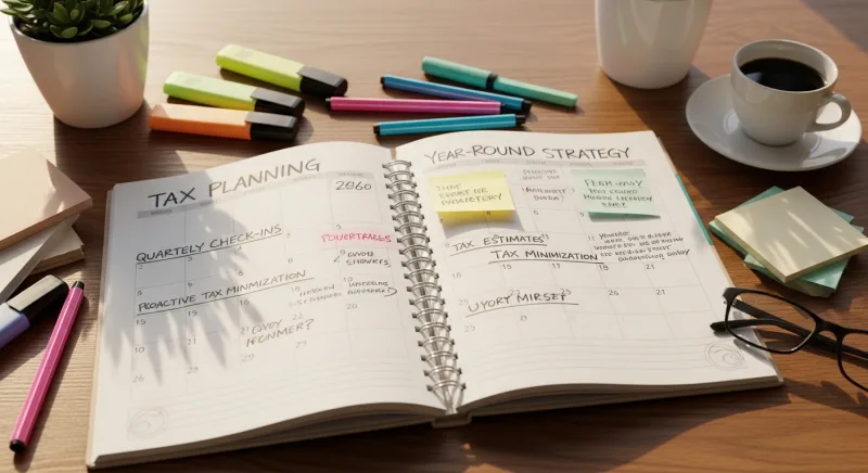 Tax Planning Strategies: Year-Round Tips to Lower Your Tax Bill