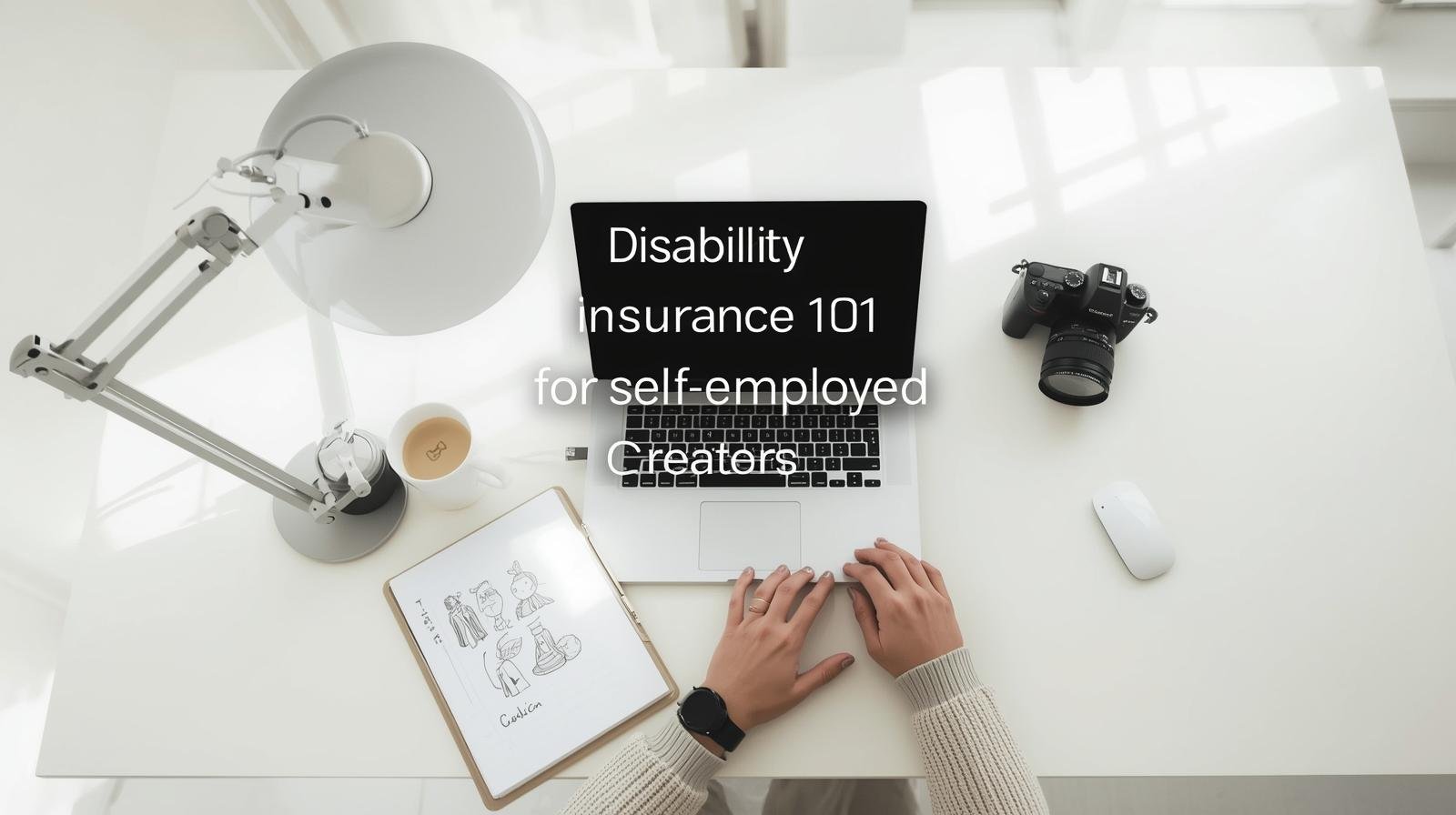 Cover image for disability insurance basics for self-employed creatives.