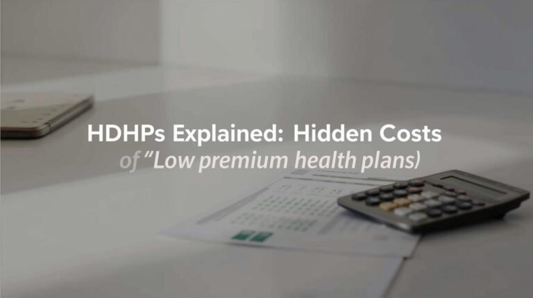 Cover image for a guide on hidden costs of low-premium HDHP plans.