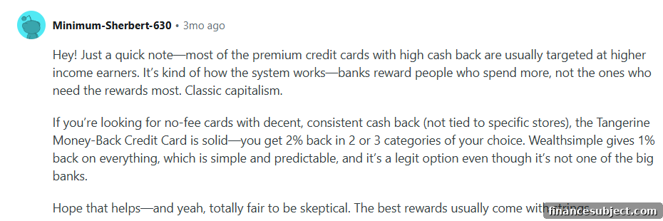 Income requirements screenshot