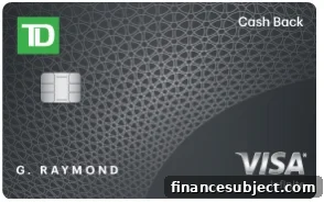 TD Cash Back Visa Infinite Card