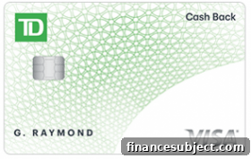 TD Cash Back Visa Card