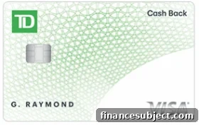 TD Cash Back Visa Card