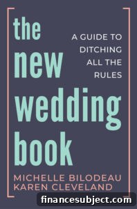 Book cover of The New Wedding Book (typography of the title)