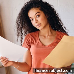 Canadian woman reading her home insurance policy, wondering if she's covered for wildfires.