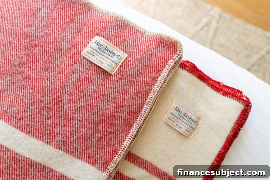 Woolen blanket from MacAusland’s