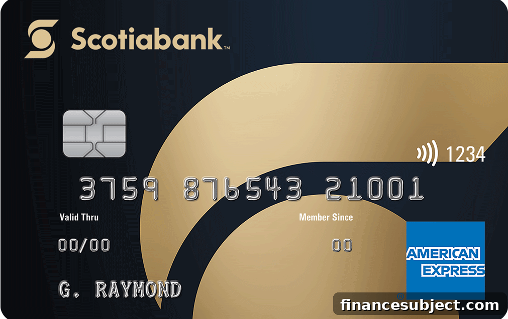 Scotiabank Gold American Express card