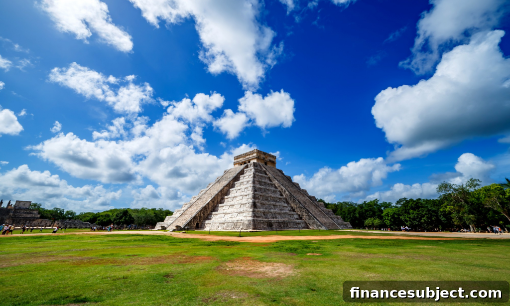 El Castillo pyramid at Mexico's Chichen Itza archeological site