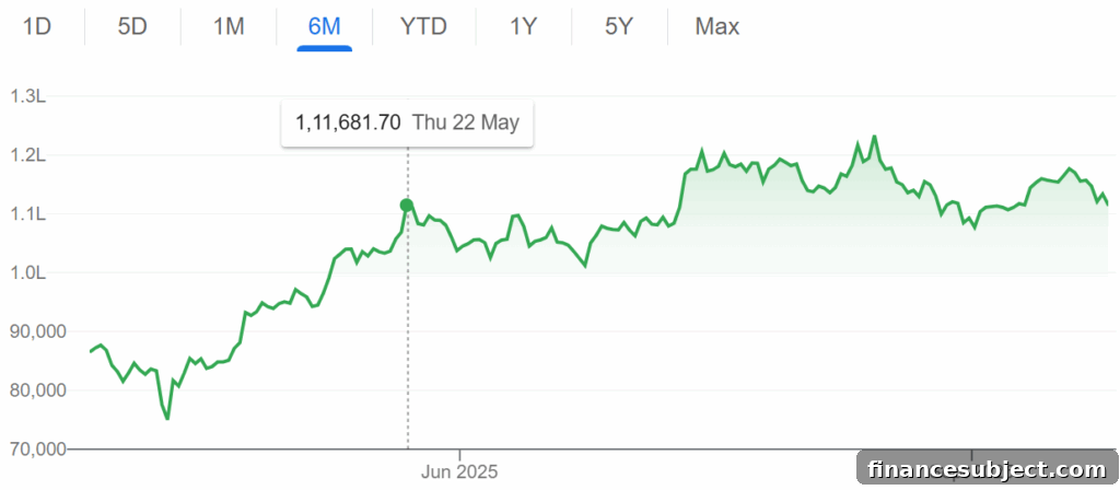 Bitcoin price chart