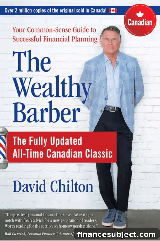 Front cover of the 2025 update to The Wealthy Barber